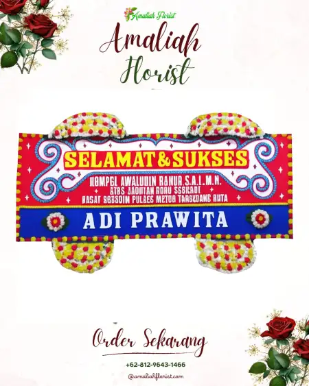 Papan Bunga Ucapan Selamat Sunia